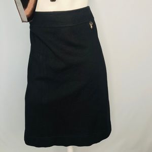 TORY BURCH KNIT BLACK MIDI SKIRT 🖤